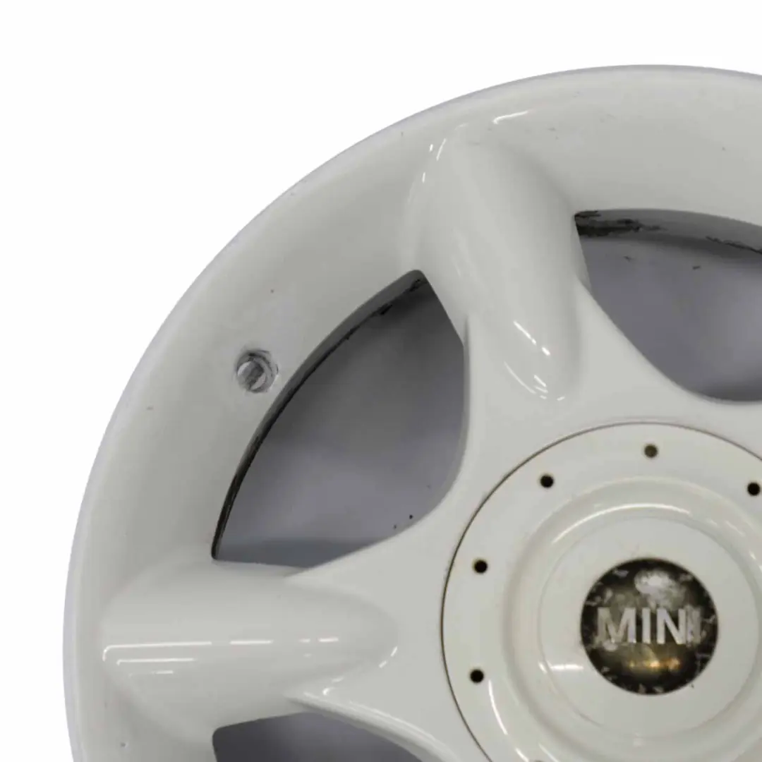 Mini Cooper R50 White Wheel Alloy Rim 16" ET:48 6,5J 5-Spider Spoke 83 - SKU 1512349-2 - Part number 1512349