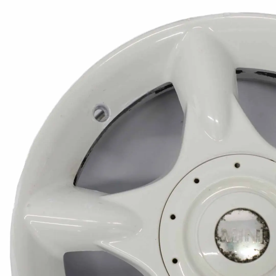 White Wheel Alloy Rim 16" ET:48 6,5J 5-Spider Spoke 83 to Mini Cooper R50 with Part number 1512349 Mini Cooper R50 White Wheel Alloy Rim 16" ET:48 6,5J 5-Spider Spoke 83 - SKU 1512349-3 - Part number 1512349