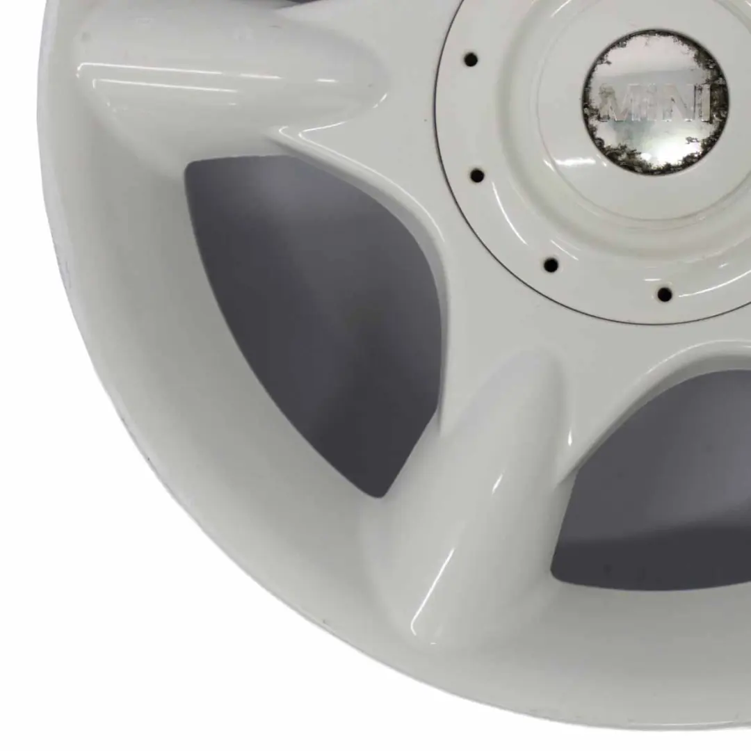 White Wheel Alloy Rim 16" ET:48 6,5J 5-Spider Spoke 83 to Mini Cooper R50 with Part number 1512349 Mini Cooper R50 White Wheel Alloy Rim 16" ET:48 6,5J 5-Spider Spoke 83 - SKU 1512349-3 - Part number 1512349