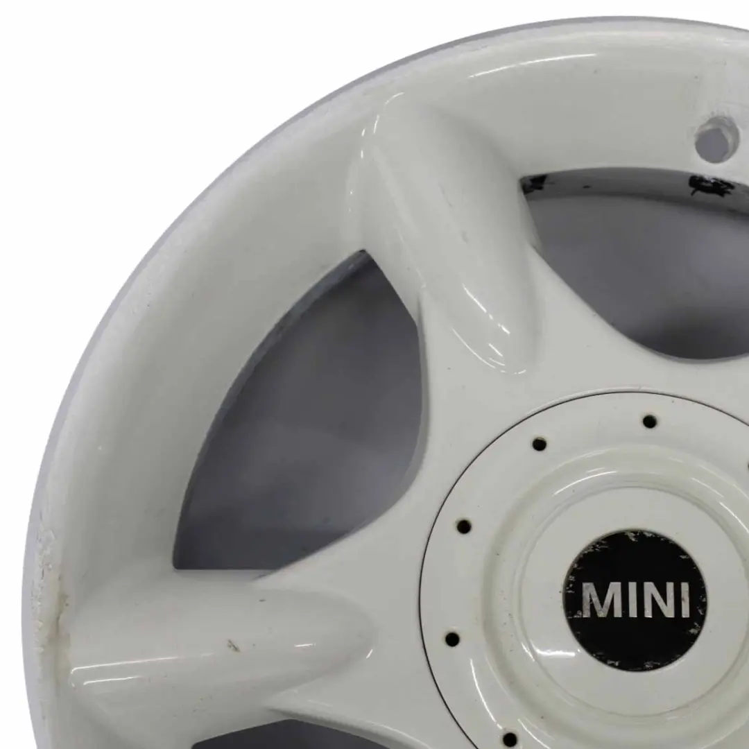 White Wheel Alloy Rim 16" ET:48 6,5J 5-Spider Spoke 83 to Mini Cooper R50 with Part number 1512349 Mini Cooper R50 White Wheel Alloy Rim 16" ET:48 6,5J 5-Spider Spoke 83 - SKU 1512349-4 - Part number 1512349
