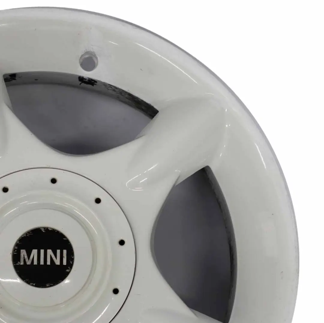 White Wheel Alloy Rim 16" ET:48 6,5J 5-Spider Spoke 83 to Mini Cooper R50 with Part number 1512349 Mini Cooper R50 White Wheel Alloy Rim 16" ET:48 6,5J 5-Spider Spoke 83 - SKU 1512349-4 - Part number 1512349