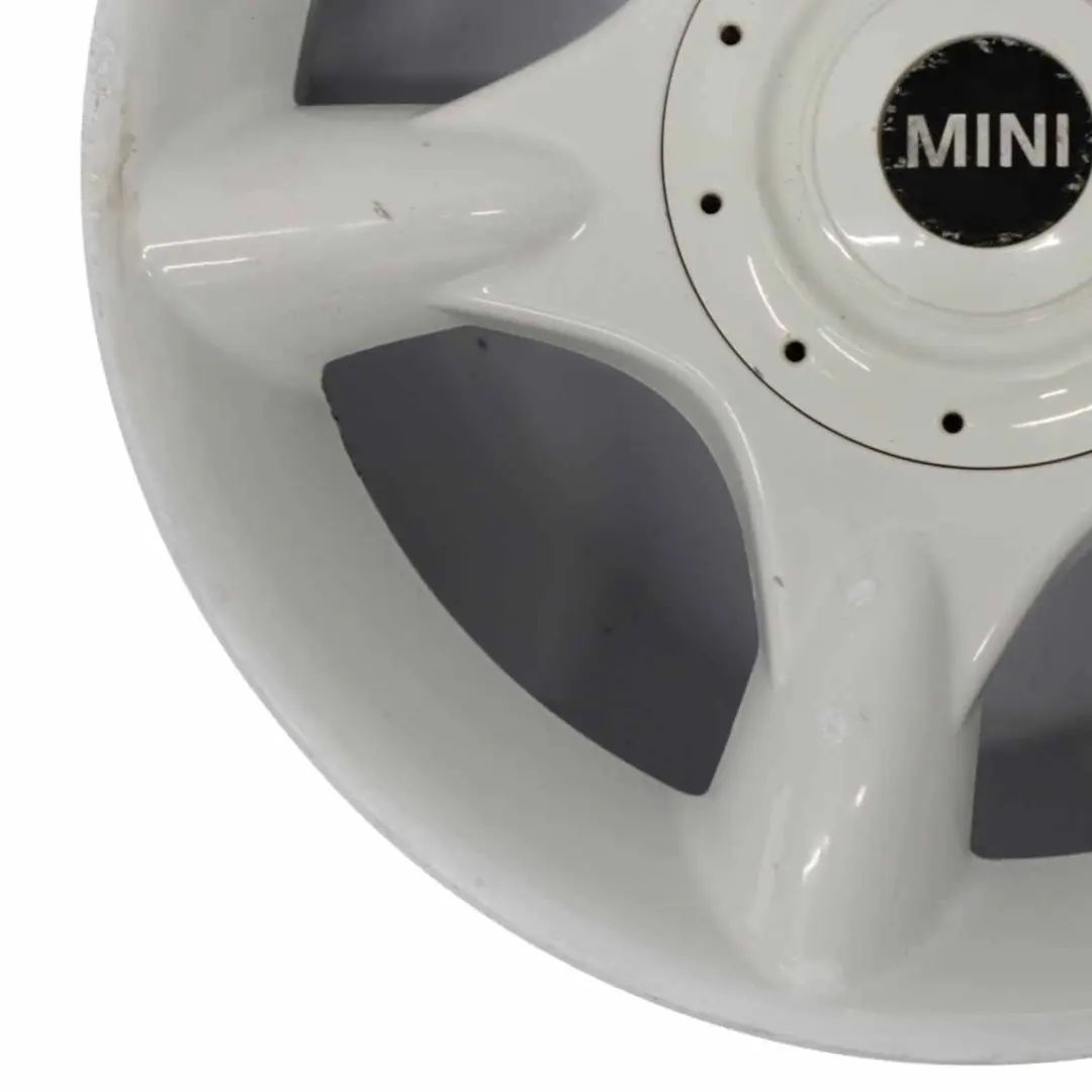 White Wheel Alloy Rim 16" ET:48 6,5J 5-Spider Spoke 83 to Mini Cooper R50 with Part number 1512349 Mini Cooper R50 White Wheel Alloy Rim 16" ET:48 6,5J 5-Spider Spoke 83 - SKU 1512349-4 - Part number 1512349