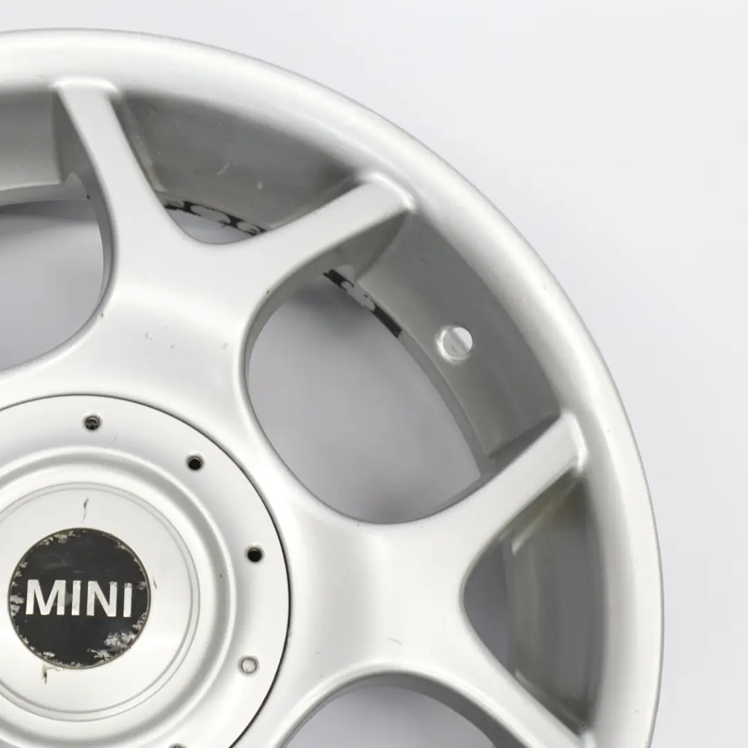 Llanta De aleacion plateada 16" ET:48 6,5J X-Lite para Mini Cooper One R50 R52 R53 con número de pieza 1512350 Mini Cooper One R50 R52 R53 Llanta De aleacion plateada 16" ET:48 6,5J X-Lite - SKU 1512350-2 - Número de pieza 1512350