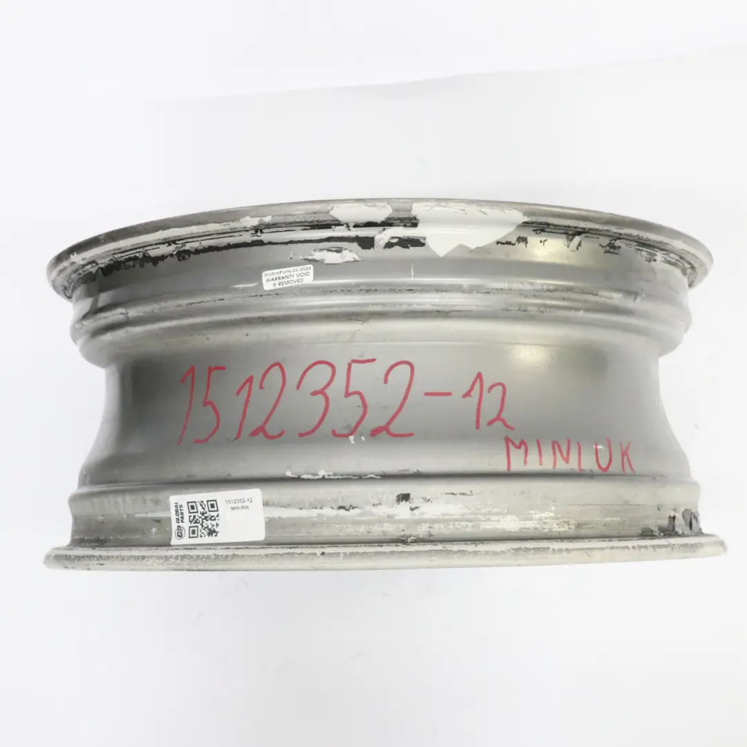 Grey Wheel Alloy Rim 17" ET:48 7J S-Spoke 85 to Mini Cooper R50 R53 R55 R56 R57 with Part number 1512352 Mini Cooper R50 R53 R55 R56 R57 Grey Wheel Alloy Rim 17" ET:48 7J S-Spoke 85 - SKU 1512352-12 - Part number 1512352
