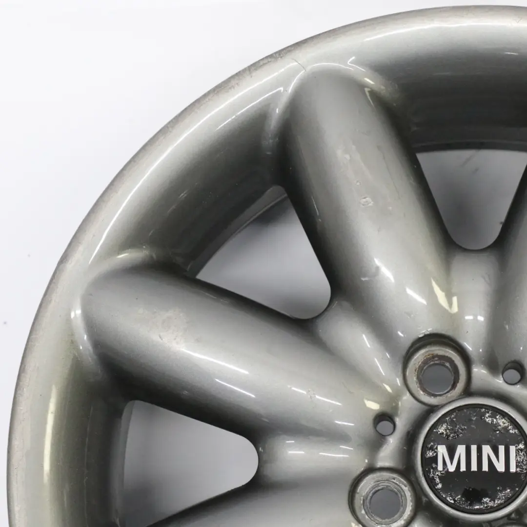 Grey Wheel Alloy Rim 17" ET:48 7J S-Spoke 85 to Mini Cooper R50 R53 R55 R56 R57 with Part number 1512352 Mini Cooper R50 R53 R55 R56 R57 Grey Wheel Alloy Rim 17" ET:48 7J S-Spoke 85 - SKU 1512352-12 - Part number 1512352
