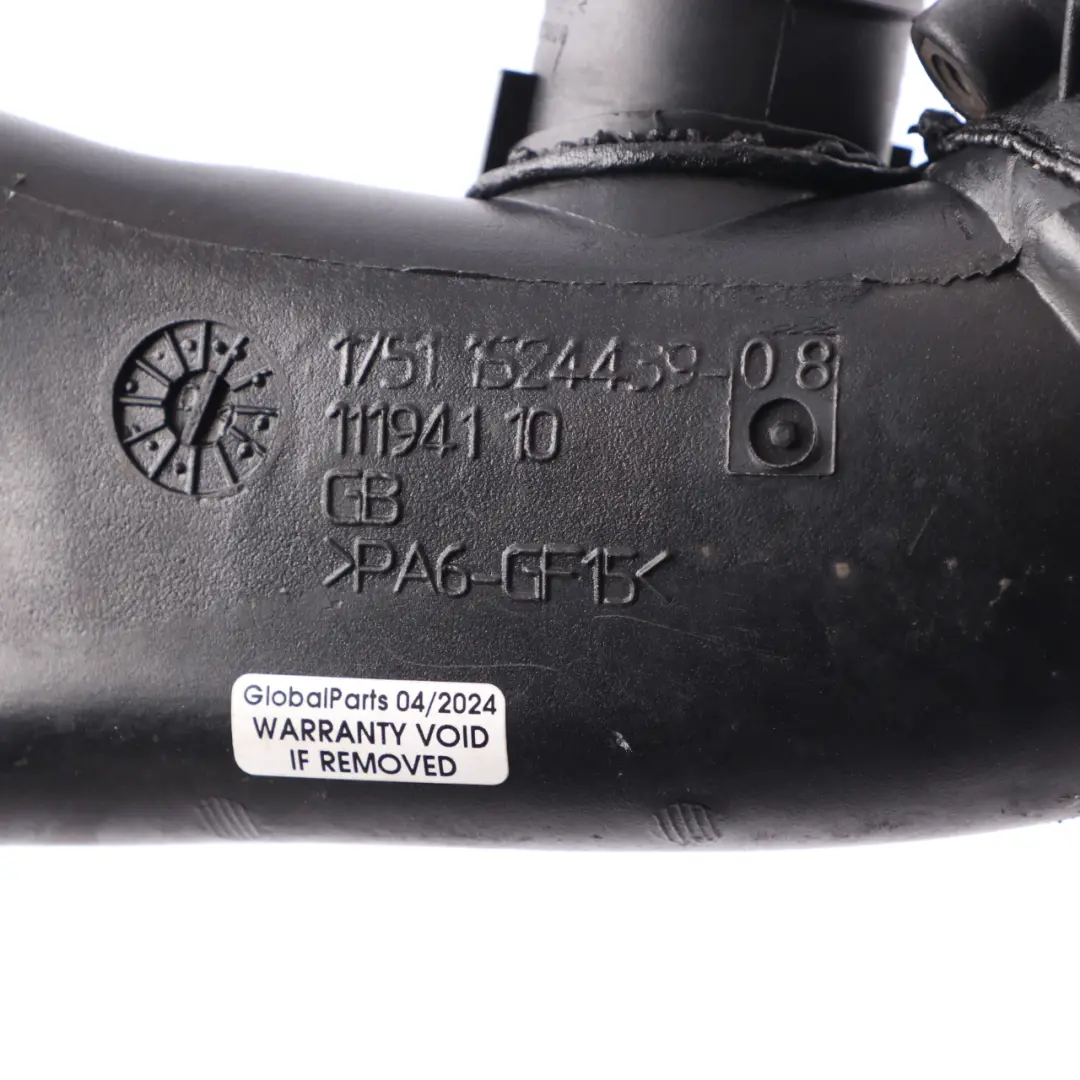 Intake Supercharger Charge Pipe Vacuum Duct to MINI Cooper S R53 Air with Part number 1524439 MINI Cooper S R53 Air Intake Supercharger Charge Pipe Vacuum Duct - SKU 1524439-2 - Part number 1524439