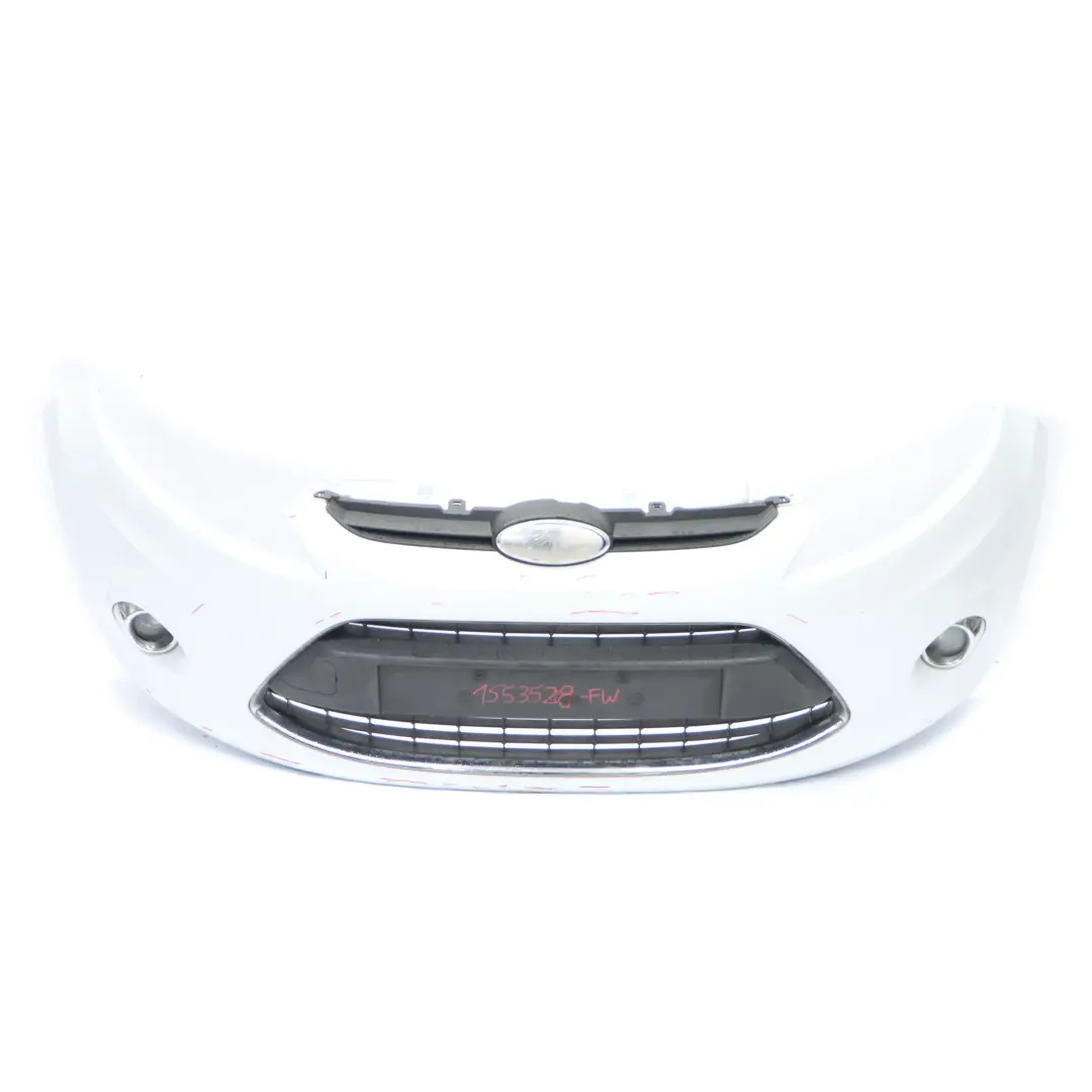 Ford Fiesta Mk7 Front Bumper Trim Panel Covering Frozen White - Z2 - SKU 1553528-FW - Part number 1553528