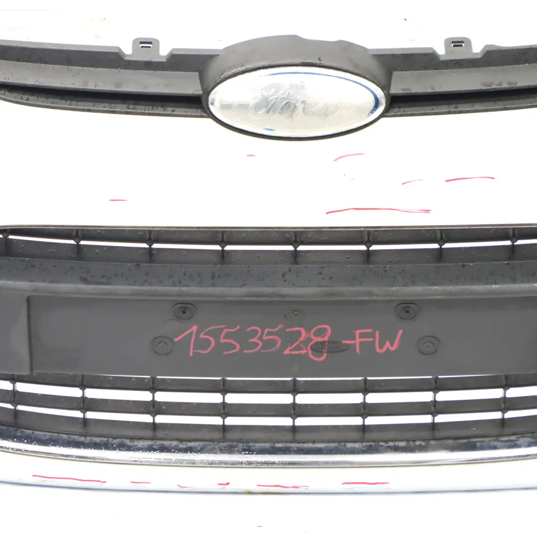 Ford Fiesta Mk7 Front Bumper Trim Panel Covering Frozen White - Z2 - SKU 1553528-FW - Part number 1553528