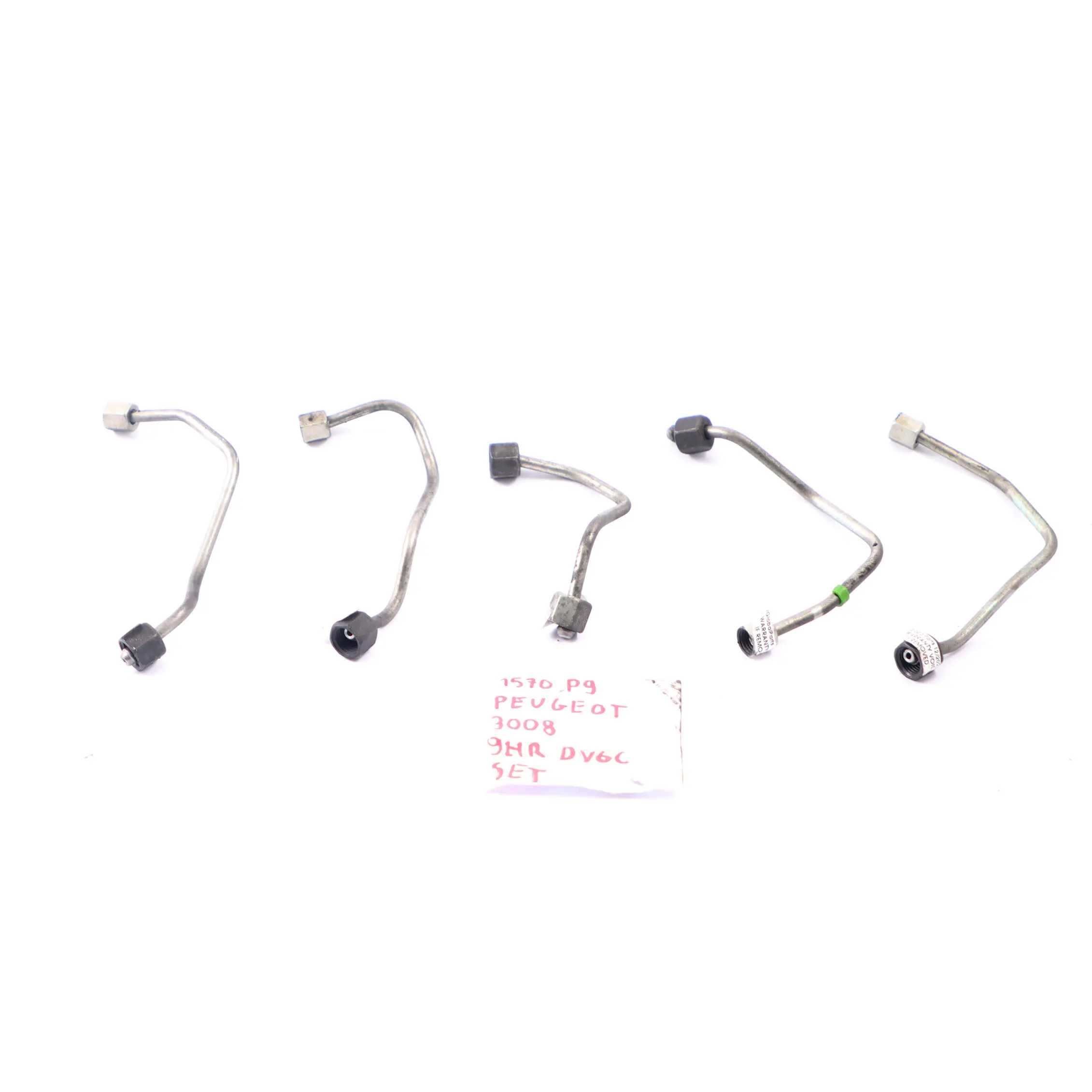 Peugeot 3008 9HRDV6C Fuel Injection Rail Line Pressure Pipe Set 1570.P9