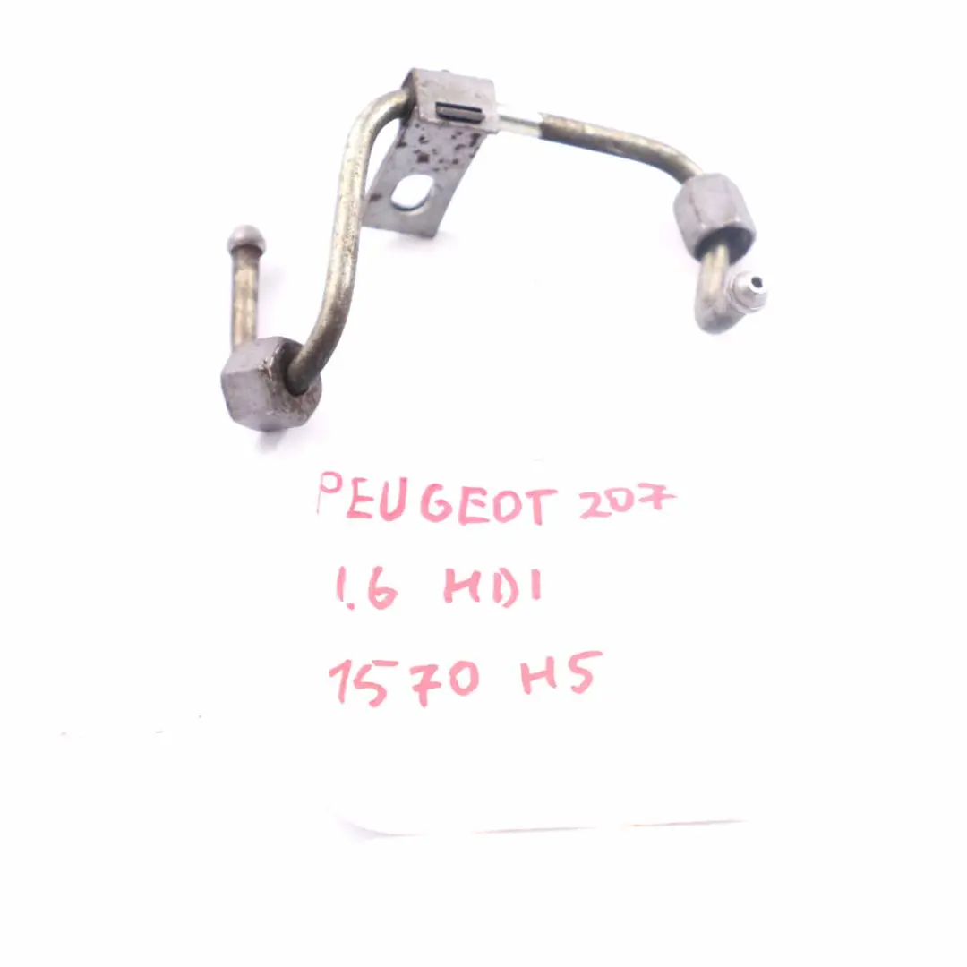 Peugeot 207 1.6 HDI Fuel Pressure Pipe Injection Line Pipe Rail - SKU 1570H5 - Numéro de pièce 1570H5