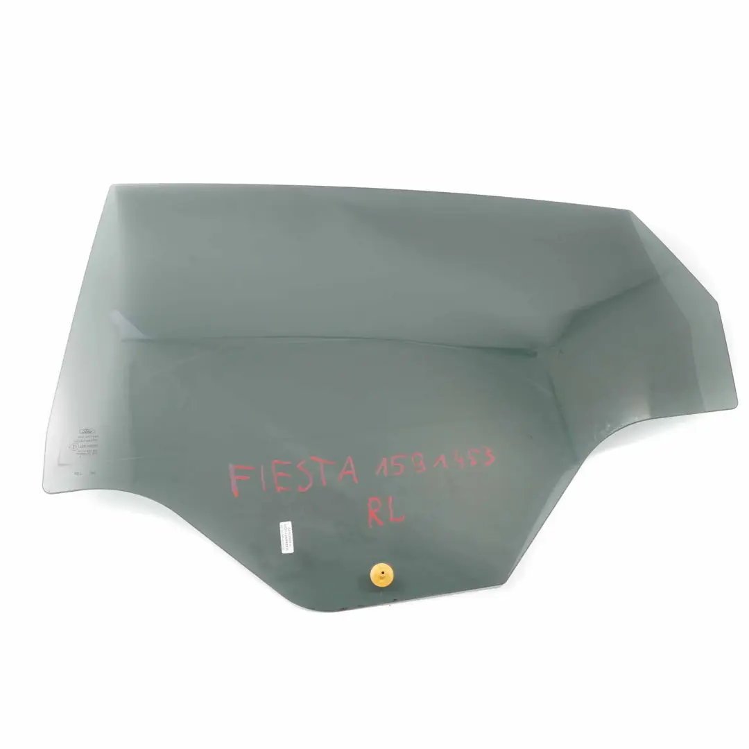 Fenster Glas Tür hinten links Verglasung schwarz AS3 für Ford Fiesta MK7 mit Teilenummer 1591453 Ford Fiesta MK7 Fenster Glas Tür hinten links Verglasung schwarz AS3 - SKU 1591453 - Teilenummer 1591453