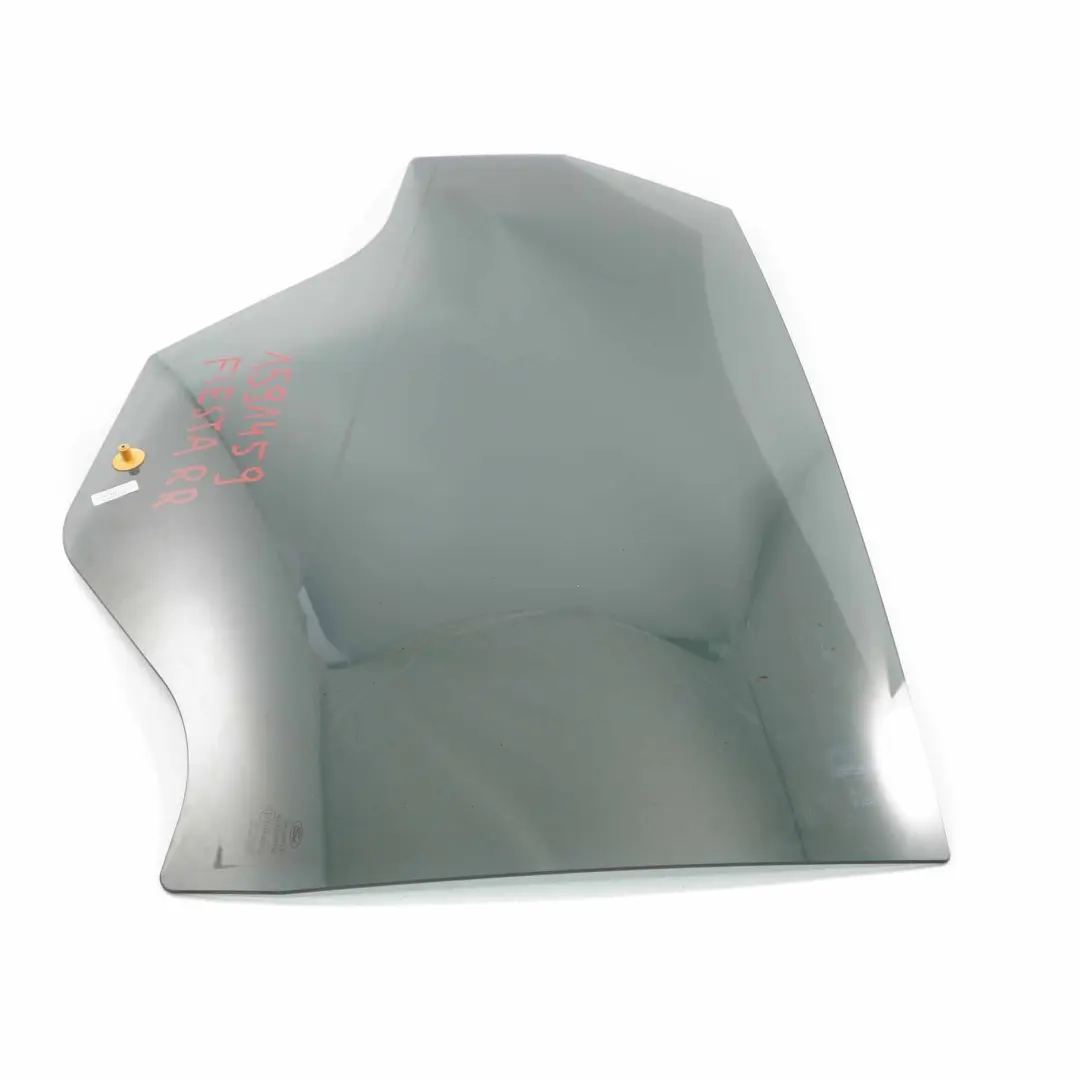 Window Glass Door Rear Right O/S Glazing Black AS3 to Ford Fiesta MK7 with Part number 1591459 Ford Fiesta MK7 Window Glass Door Rear Right O/S Glazing Black AS3 - SKU 1591459 - Part number 1591459