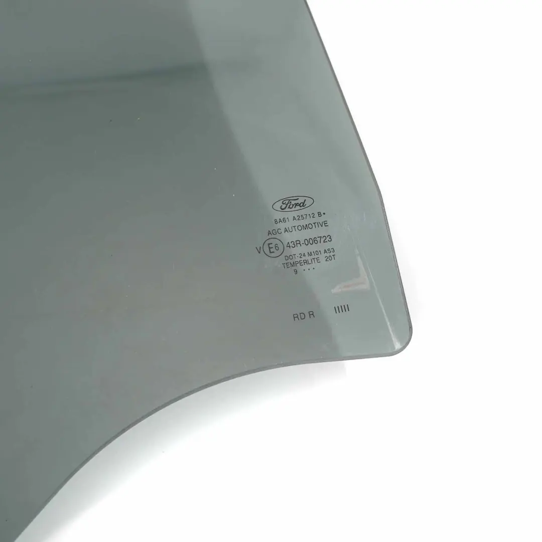 Window Glass Door Rear Right O/S Glazing Black AS3 to Ford Fiesta MK7 with Part number 1591459 Ford Fiesta MK7 Window Glass Door Rear Right O/S Glazing Black AS3 - SKU 1591459 - Part number 1591459