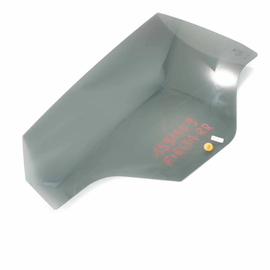 Window Glass Door Rear Right O/S Glazing Black AS3 to Ford Fiesta MK7 with Part number 1591459 Ford Fiesta MK7 Window Glass Door Rear Right O/S Glazing Black AS3 - SKU 1591459 - Part number 1591459