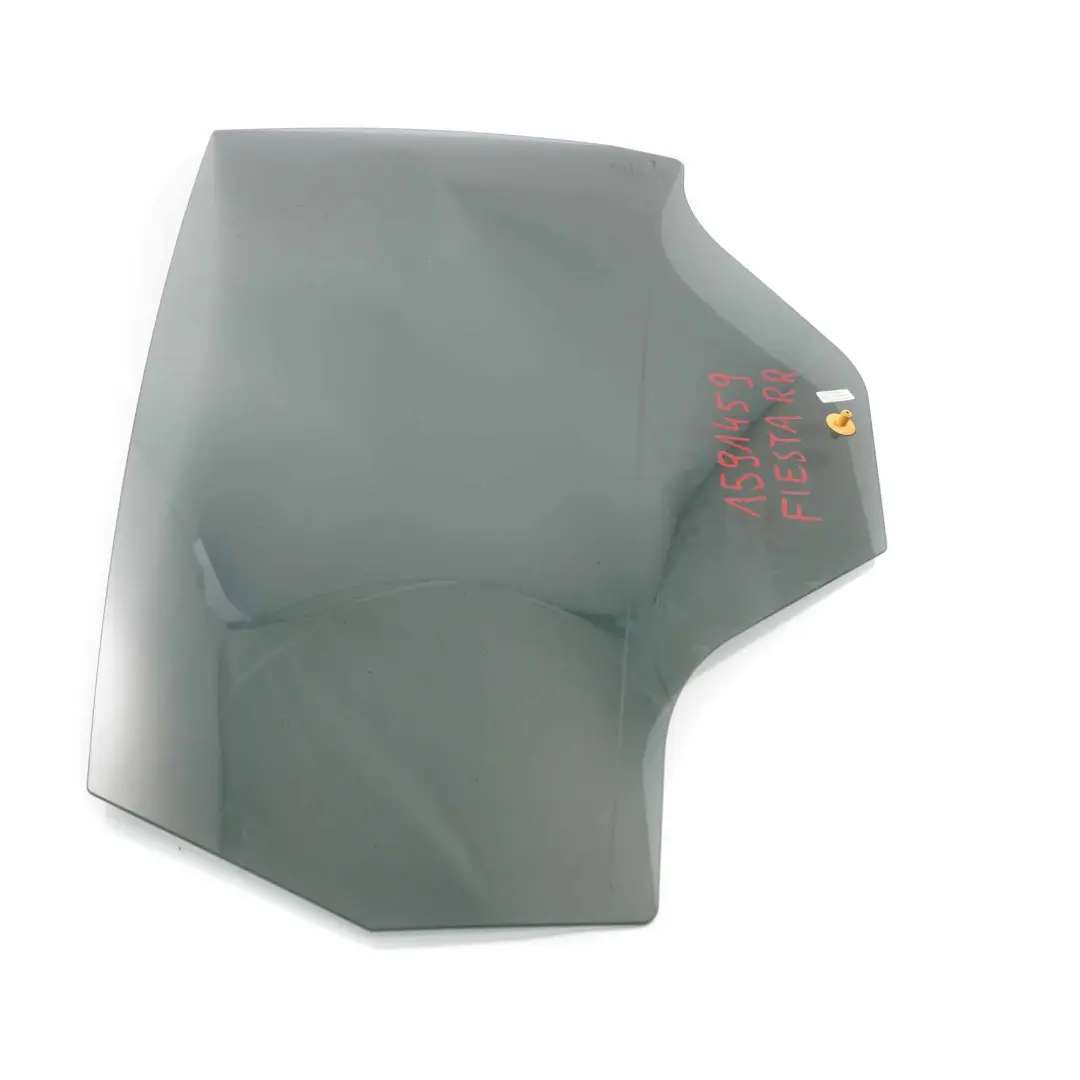 Finestra di vetro porta posteriore destra vetri nero AS3 per Ford Fiesta MK7 con numero di parte 1591459 Ford Fiesta MK7 Finestra di vetro porta posteriore destra vetri nero AS3 - SKU 1591459 - Numero di parte 1591459