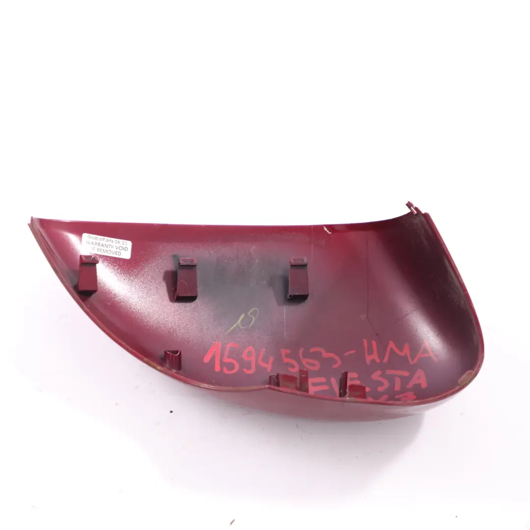 Wing Mirror Cover Left N/S Cap Casing Housing Hot Magenta to Ford Fiesta MK7 with Part number 1594563 Ford Fiesta MK7 Wing Mirror Cover Left N/S Cap Casing Housing Hot Magenta - SKU 1594563-HMA - Part number 1594563