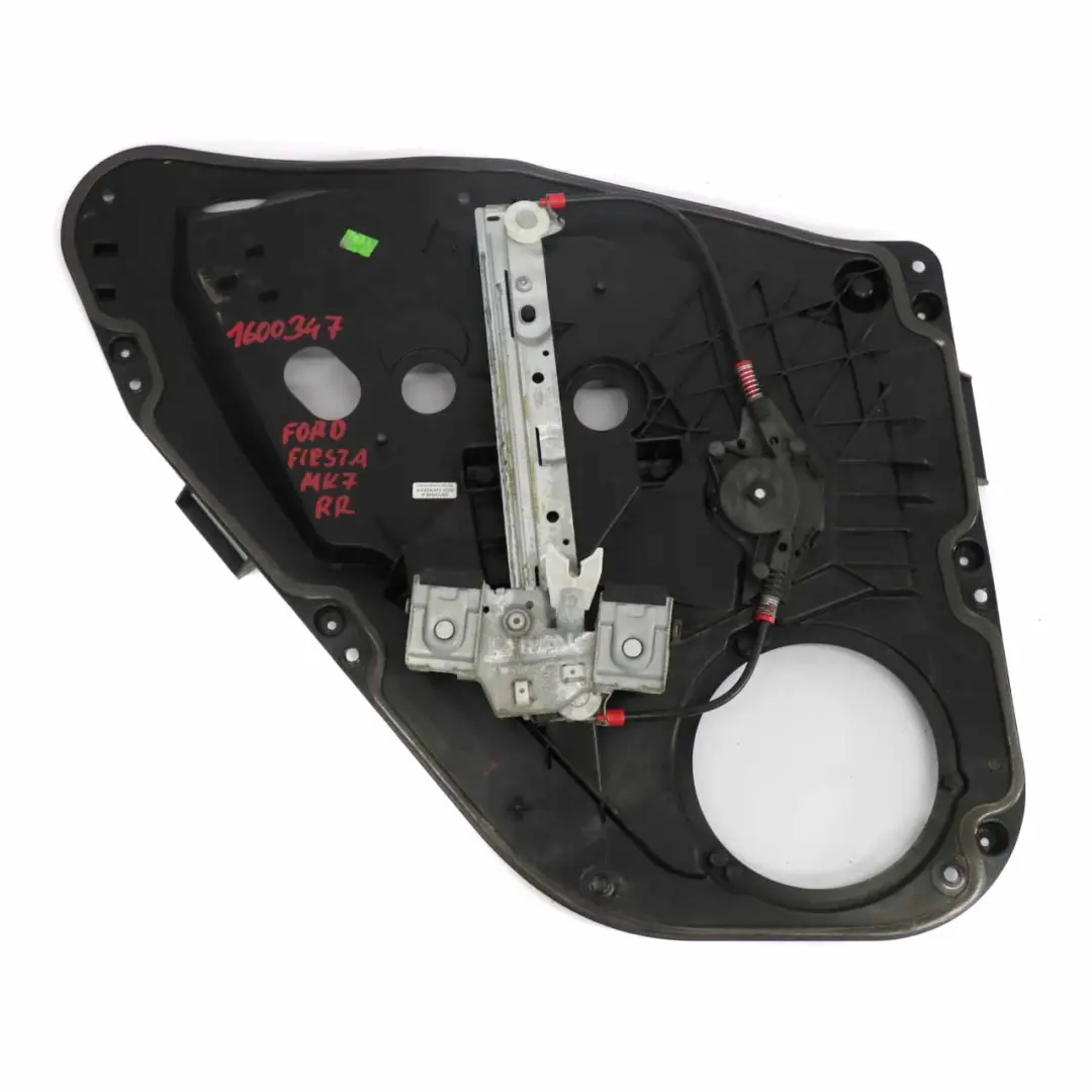 Podnośnik Regulator Szyby Prawy Tył do Ford Fiesta Mk7 o numerze 1600347 Ford Fiesta Mk7 Podnośnik Regulator Szyby Prawy Tył - SKU 1600347 - Numer Części 1600347