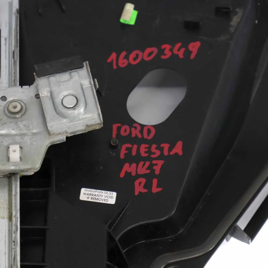  Window Lifter Ford Fiesta CB1 Rear Door Window Regulator Motor Panel Left N/S - SKU 1600349 - Part number 1600349