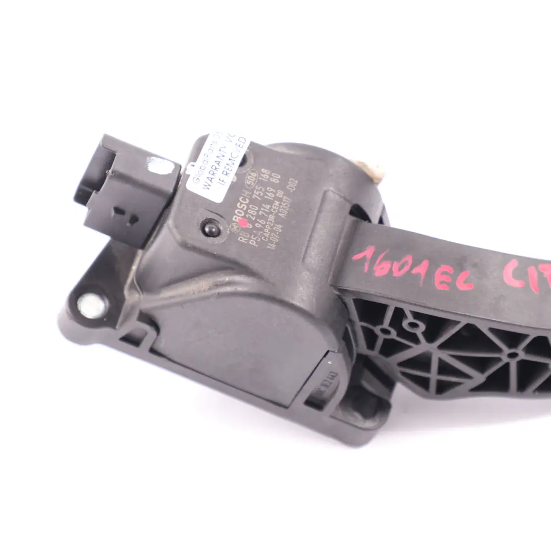  Pédale d'accélérateur Citroen Berlingo Peugeot Partner Unité de gaz 9671416980 - SKU 1601EC - Numéro de pièce 1601EC