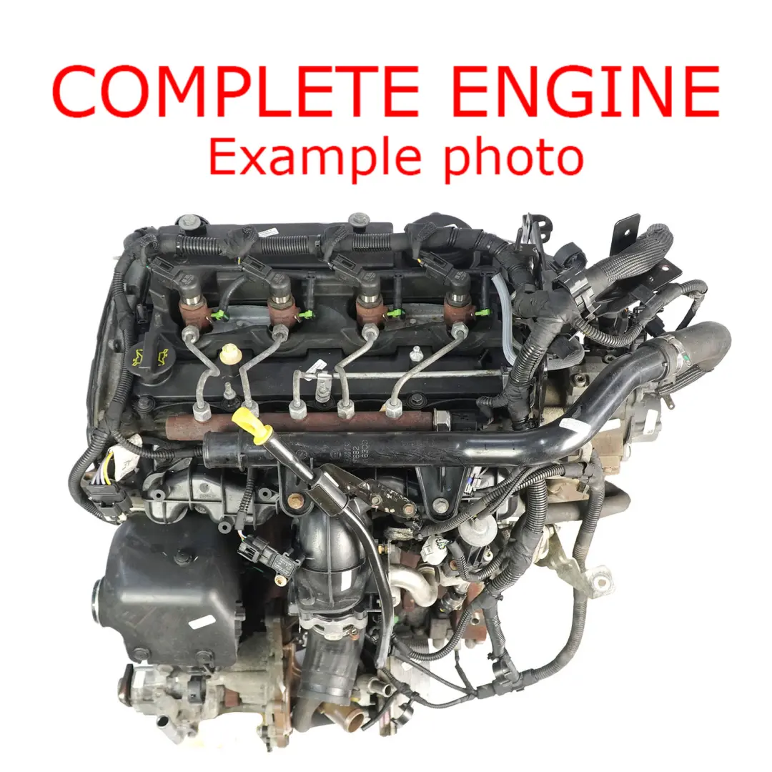 Peugeot Boxer 3 2.2 HDi Diesel Motor descubierto 4H03 4HH P22DTE 130CV, GARANTÍA - SKU 1607126480 - Número de pieza 1607126480