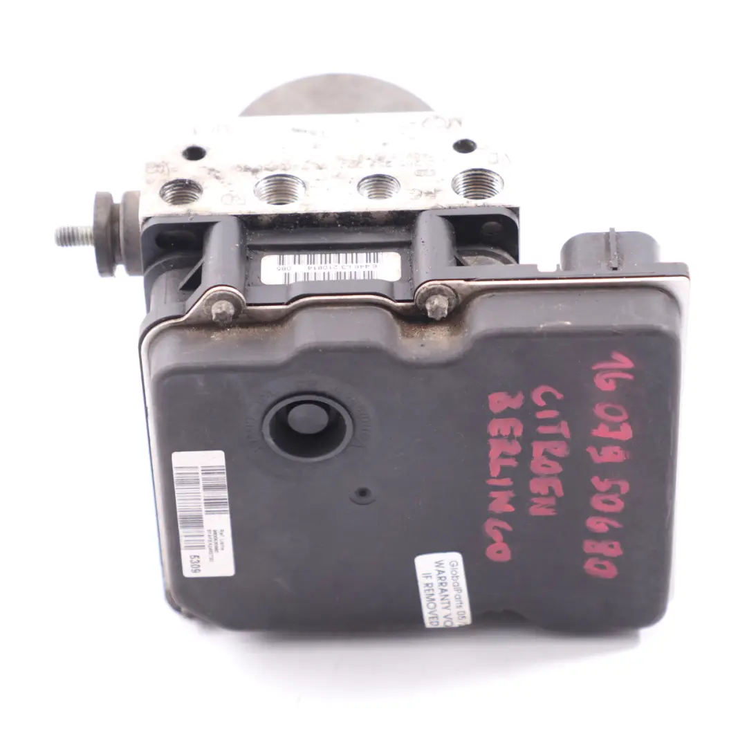 Pompe frein Citroen Berlingo Peugeot Partner ABS Unité contrôle pour à propos du numéro de pièce 1607950680 Pompe frein Citroen Berlingo Peugeot Partner ABS Unité contrôle - SKU 1607950680 - Numéro de pièce 1607950680