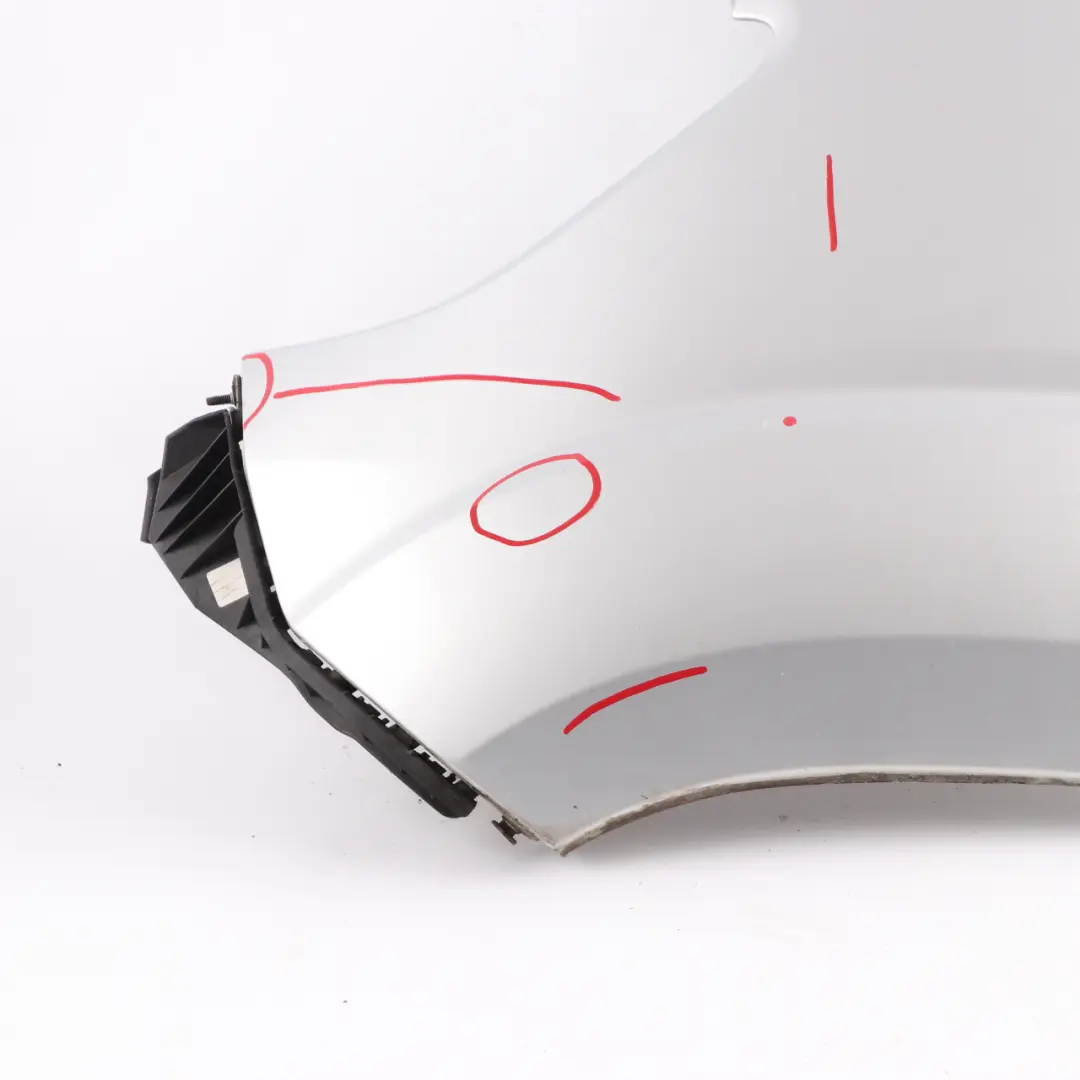 Peugeot Boxer Side Panel Wing Front Left N/S Fender Grey Aluminium - EZR - SKU 1611655180-GAL - Part number 1611655180