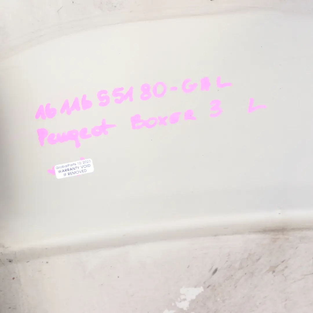 Side Panel Wing Front Left N/S Fender Grey Aluminium - EZR to Peugeot Boxer with Part number 1611655180 Peugeot Boxer Side Panel Wing Front Left N/S Fender Grey Aluminium - EZR - SKU 1611655180-GAL - Part number 1611655180