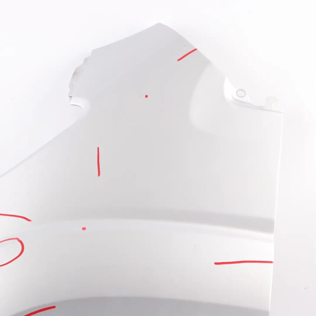 Peugeot Boxer Side Panel Wing Front Left N/S Fender Grey Aluminium - EZR - SKU 1611655180-GAL - Part number 1611655180
