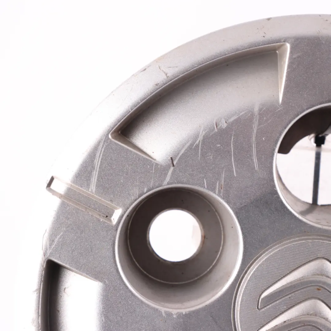 Citroen Relay 3 Wheel Cap 15'' Centre Trim Hub Cover Silver Panel to with Part number 1611985180 Citroen Relay 3 Wheel Cap 15'' Centre Trim Hub Cover Silver Panel - SKU 1611985180-1 - Part number 1611985180