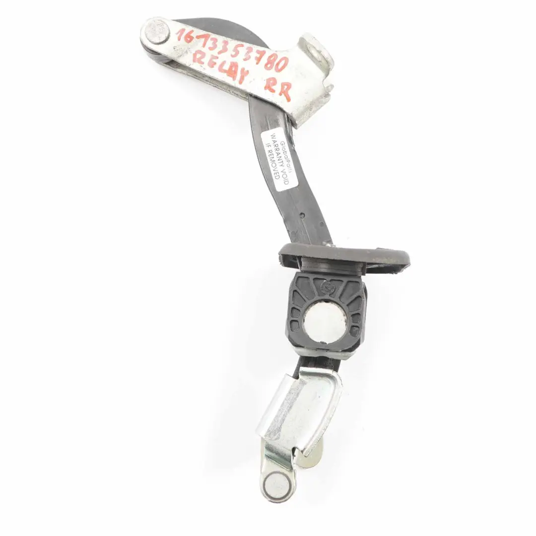 Door Brake Citroen Relay Peugeot Boxer Stop Rear Right O/S Strap to with Part number 1613353780 Door Brake Citroen Relay Peugeot Boxer Stop Rear Right O/S Strap - SKU 1613353780 - Part number 1613353780