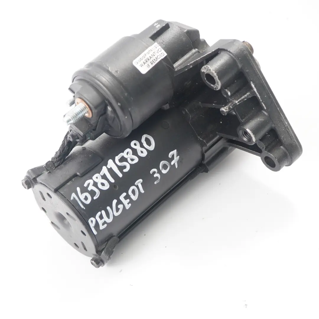Citroen C4 C5 1.6 HDI Diesel Engine Starter Motor to Peugeot 307 with Part number 1638115880 Peugeot 307 Citroen C4 C5 1.6 HDI Diesel Engine Starter Motor - SKU 1638115880 - Part number 1638115880