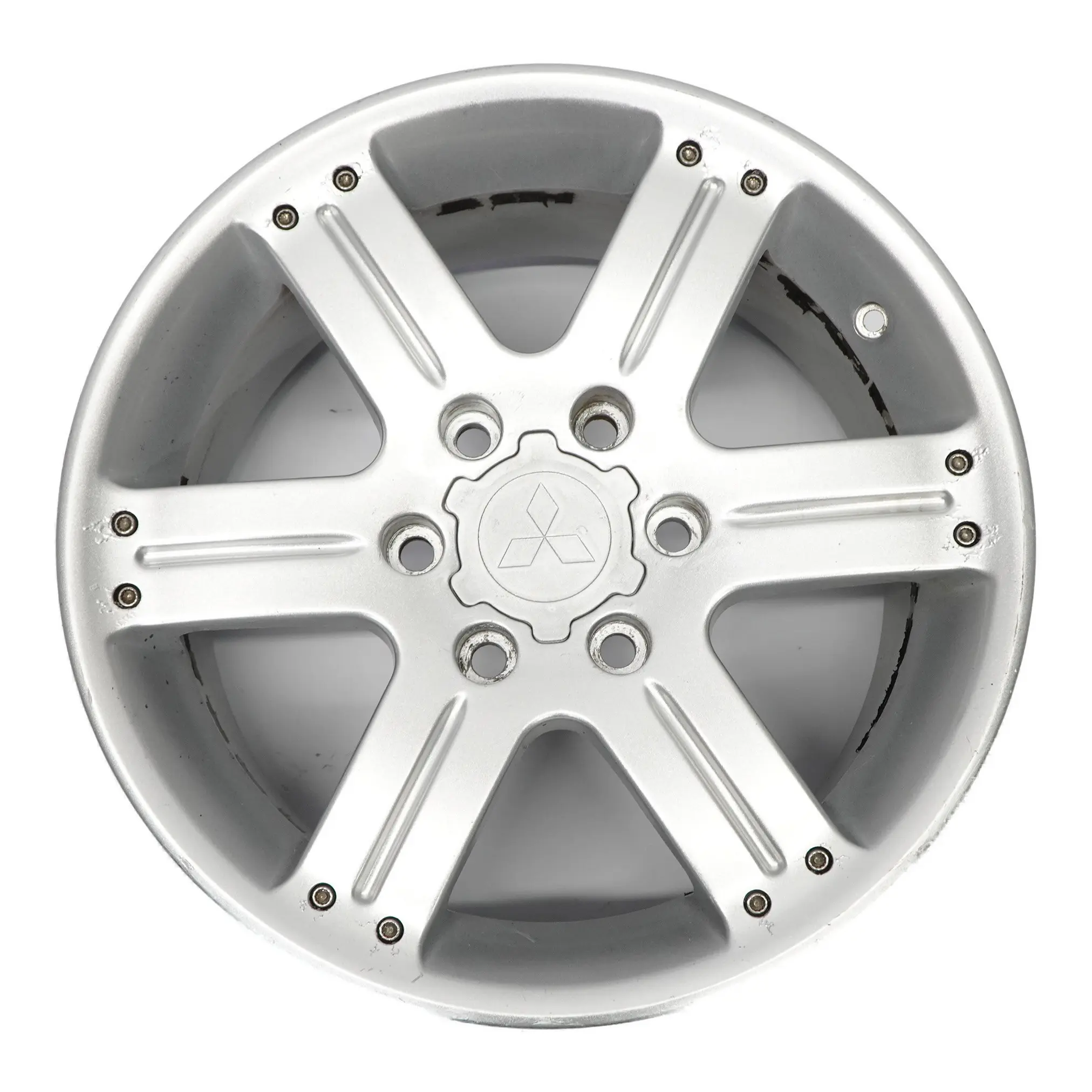 Mitsubishi Shogun Pajero Cerchio in lega argento 18" ET:46 8.5J 16388546Z2