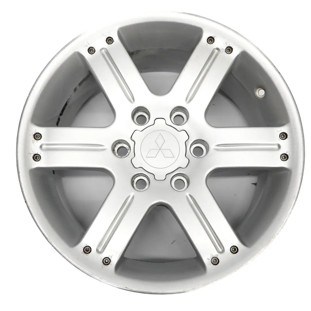Alloy Wheel Rim 18" ET:46 8.5J to Mitsubishi Shogun Pajero Silver with Part number 16388546Z2 Mitsubishi Shogun Pajero Silver Alloy Wheel Rim 18" ET:46 8.5J - SKU 16388546Z2-3 - Part number 16388546Z2