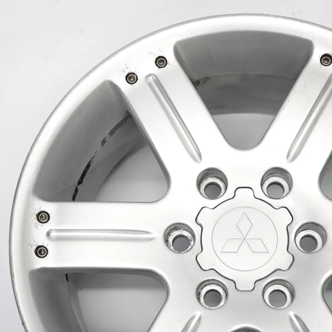 Alloy Wheel Rim 18" ET:46 8.5J to Mitsubishi Shogun Pajero Silver with Part number 16388546Z2 Mitsubishi Shogun Pajero Silver Alloy Wheel Rim 18" ET:46 8.5J - SKU 16388546Z2-3 - Part number 16388546Z2