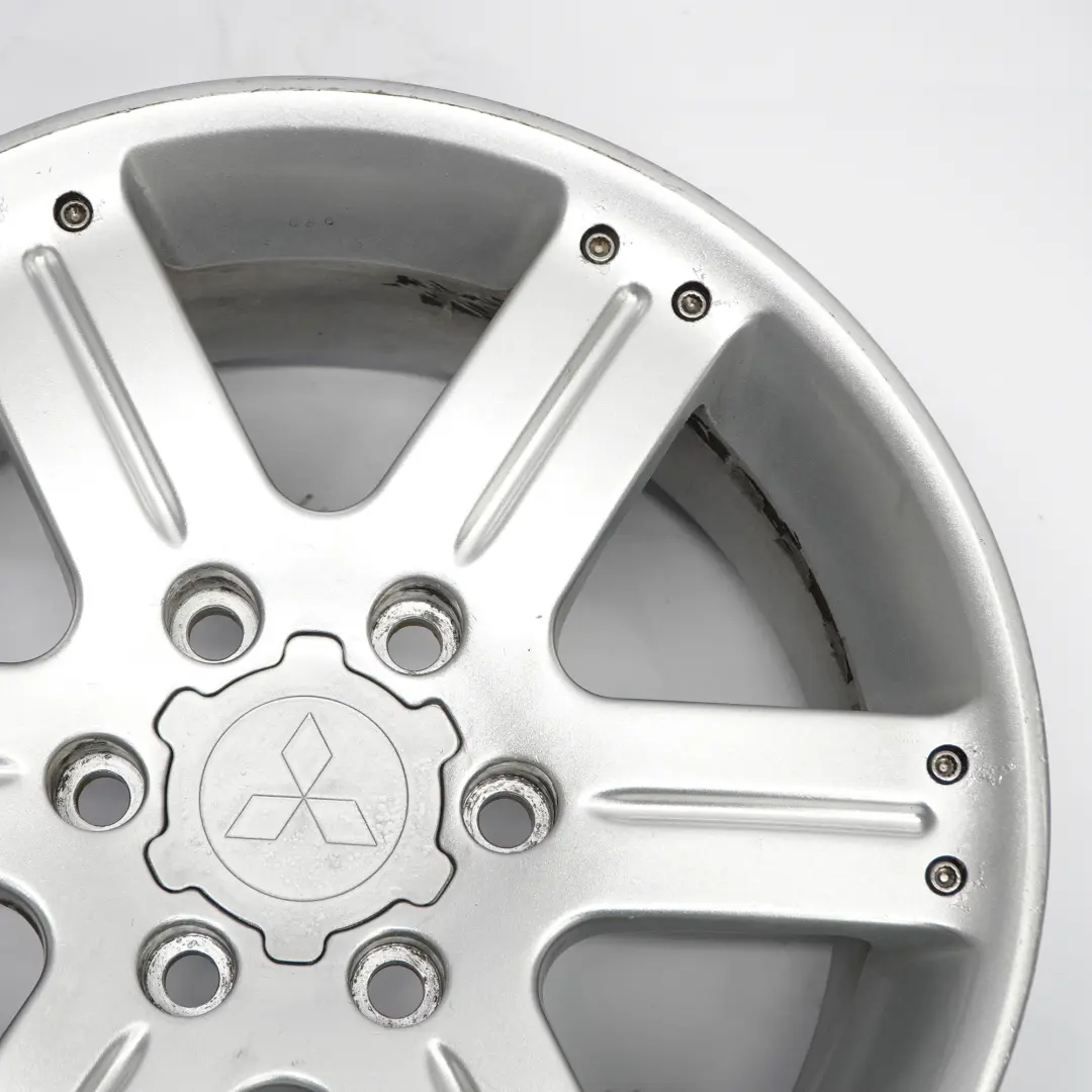 Alloy Wheel Rim 18" ET:46 8.5J to Mitsubishi Shogun Pajero Silver with Part number 16388546Z2 Mitsubishi Shogun Pajero Silver Alloy Wheel Rim 18" ET:46 8.5J - SKU 16388546Z2-4 - Part number 16388546Z2