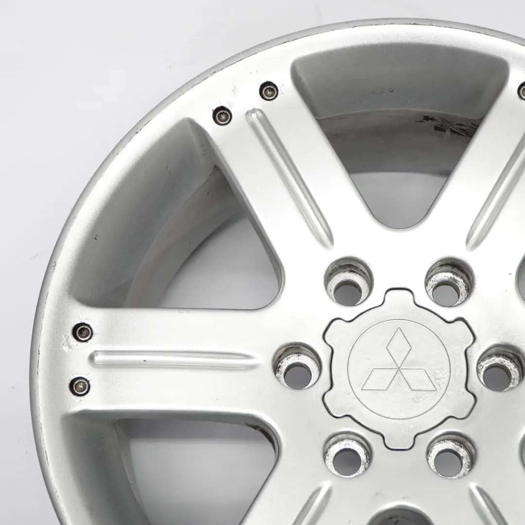 Alloy Wheel Rim 18" ET:46 8.5J to Mitsubishi Shogun Pajero Silver with Part number 16388546Z2 Mitsubishi Shogun Pajero Silver Alloy Wheel Rim 18" ET:46 8.5J - SKU 16388546Z2-4 - Part number 16388546Z2
