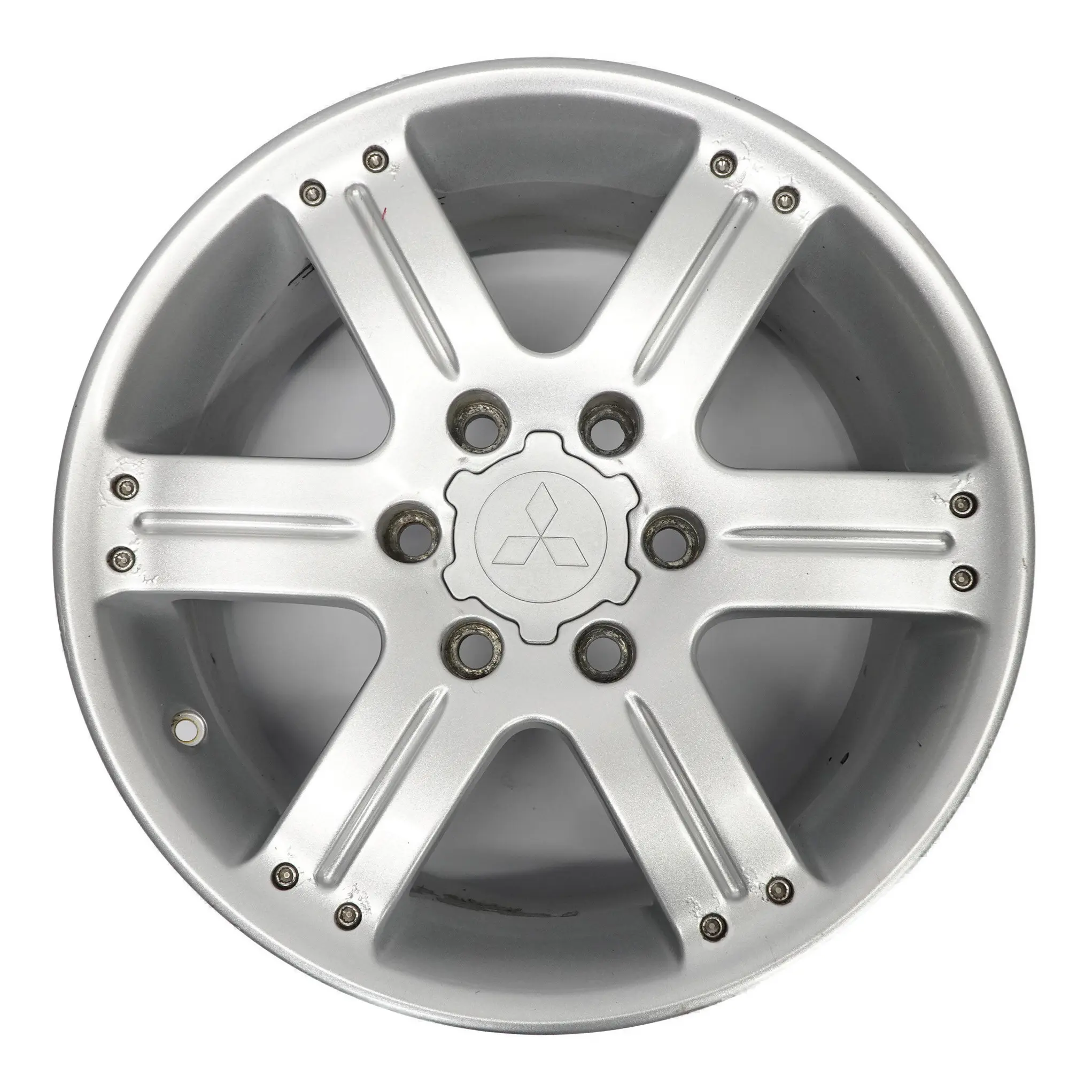Mitsubishi Shogun Pajero Cerchio in lega argento 18" ET:46 8.5J 16388546Z2