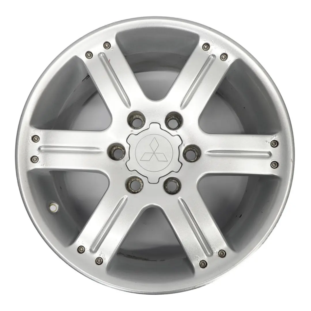 Mitsubishi Shogun Pajero Srebrna Felga Aluminiowa 18" ET:46 8.5J - SKU 16388546Z2 - Numer Części 16388546Z2
