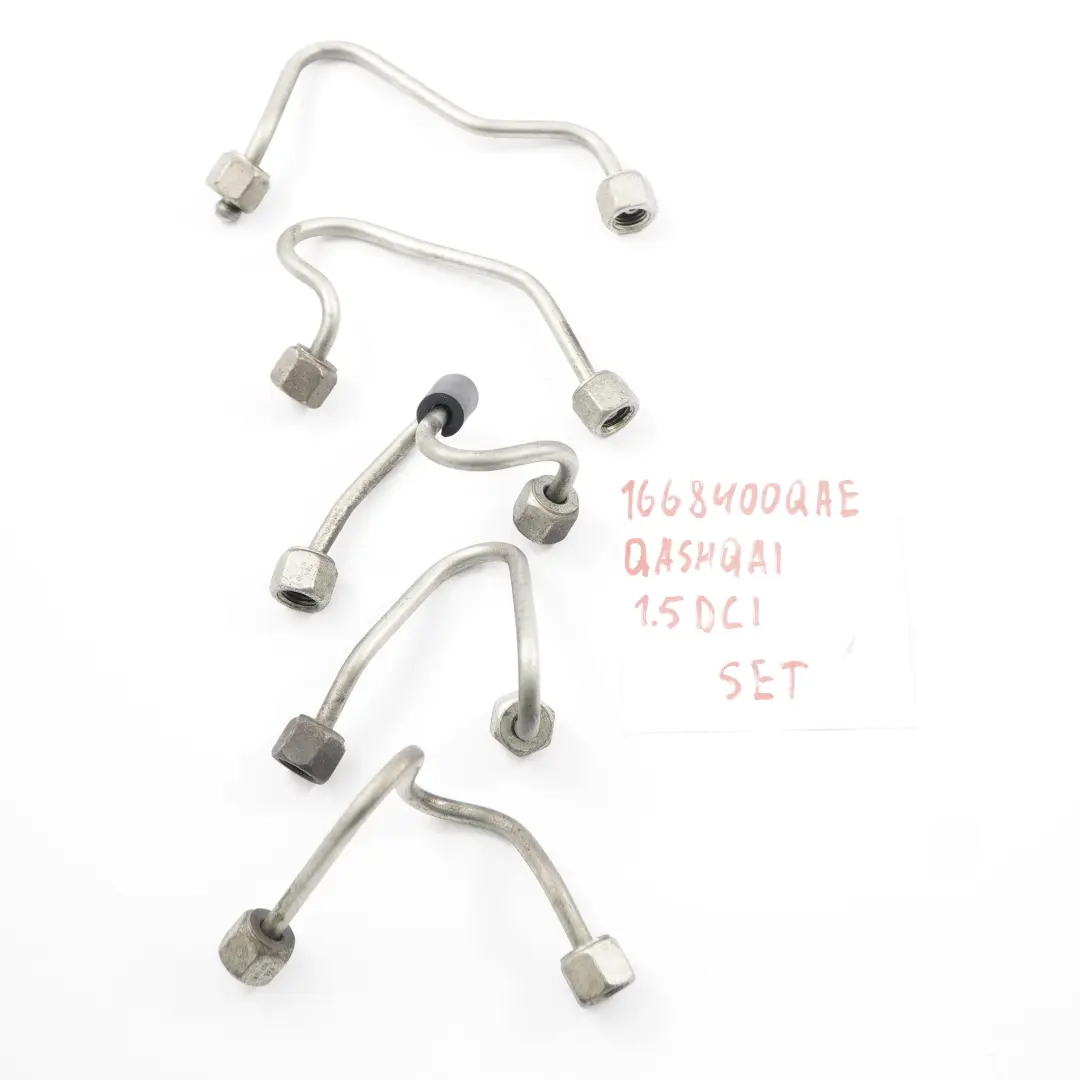 Nissan Qashqai 1.5 Kraftstoffeinspritzleitung Druckleitung Einspritzdüsen-Set - SKU 1668400QAE - Teilenummer 1668400QAE