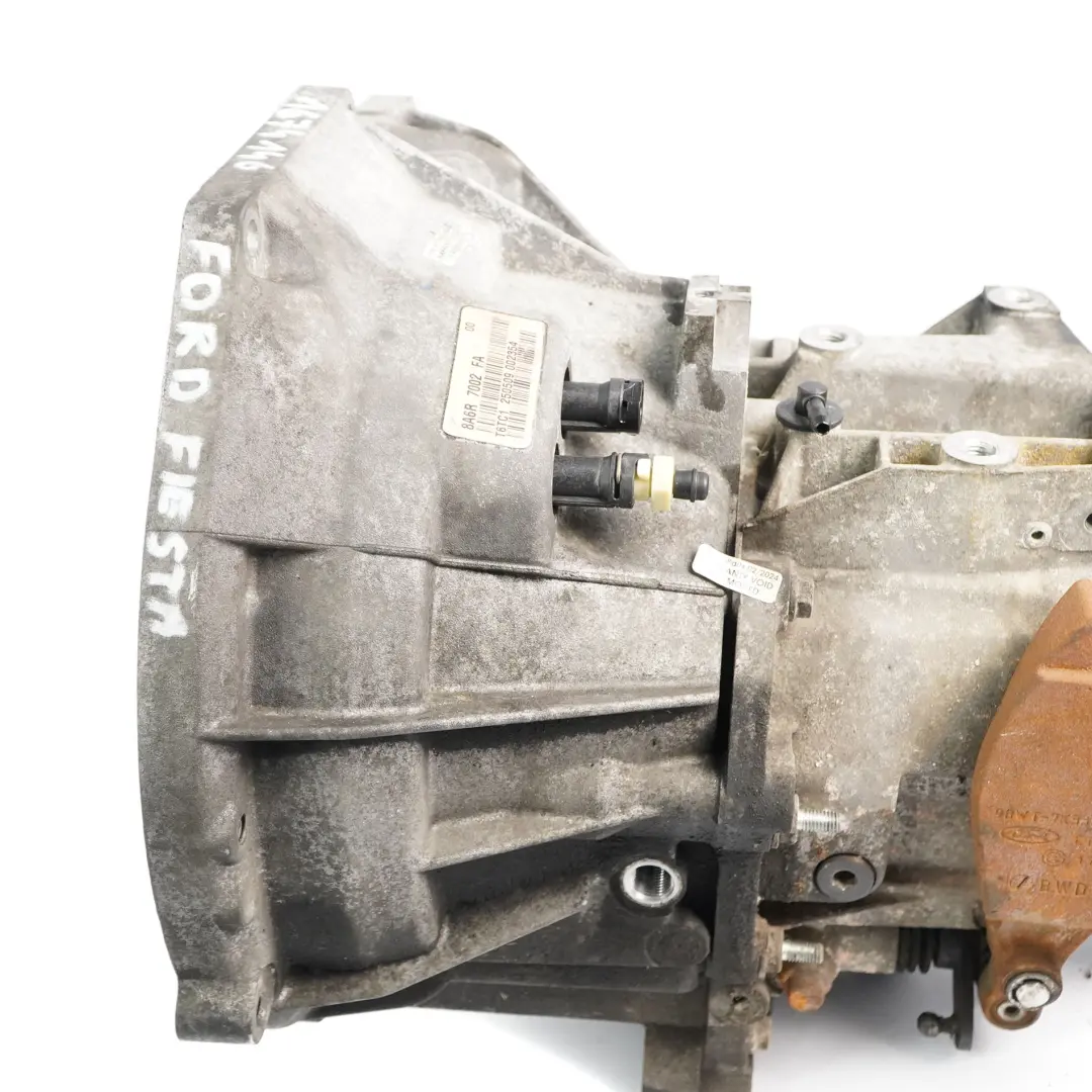 Caja de cambios manual 8A6R7002FA GARANTÍA para Ford Fiesta MK7 1.6 TDCI con número de pieza 1674146 Ford Fiesta MK7 1.6 TDCI Caja de cambios manual 8A6R7002FA GARANTÍA - SKU 1674146 - Número de pieza 1674146