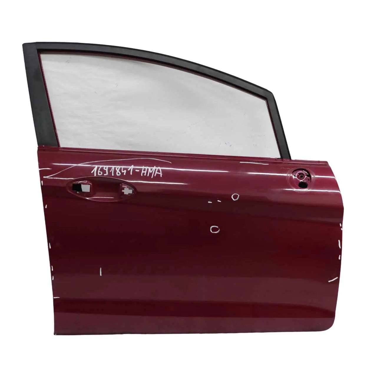 Door Front Ford Fiesta Mk7 Right O/S Hot Magenta Pearl - M9