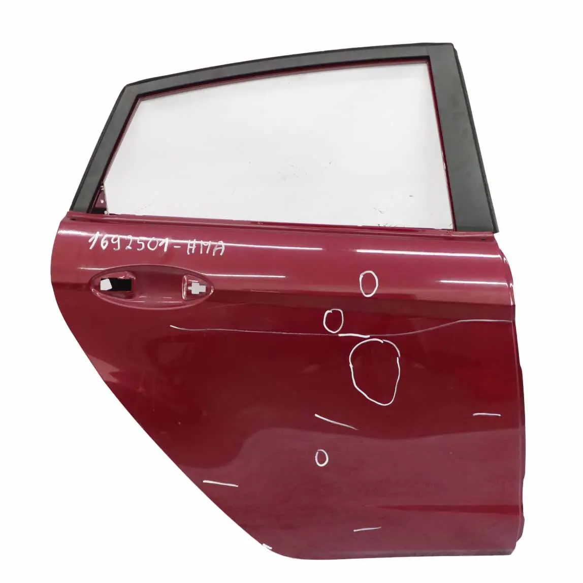 Porta posteriore Ford Fiesta Mk7 destra Hot Magenta Pearl - M9