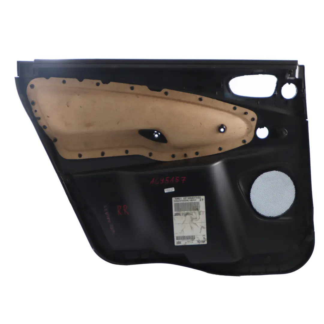 Door Card Rear Right O/S Trim Panel Cover Black Cloth to Ford Galaxy with Part number 1695157 Ford Galaxy Door Card Rear Right O/S Trim Panel Cover Black Cloth - SKU 1695157 - Part number 1695157
