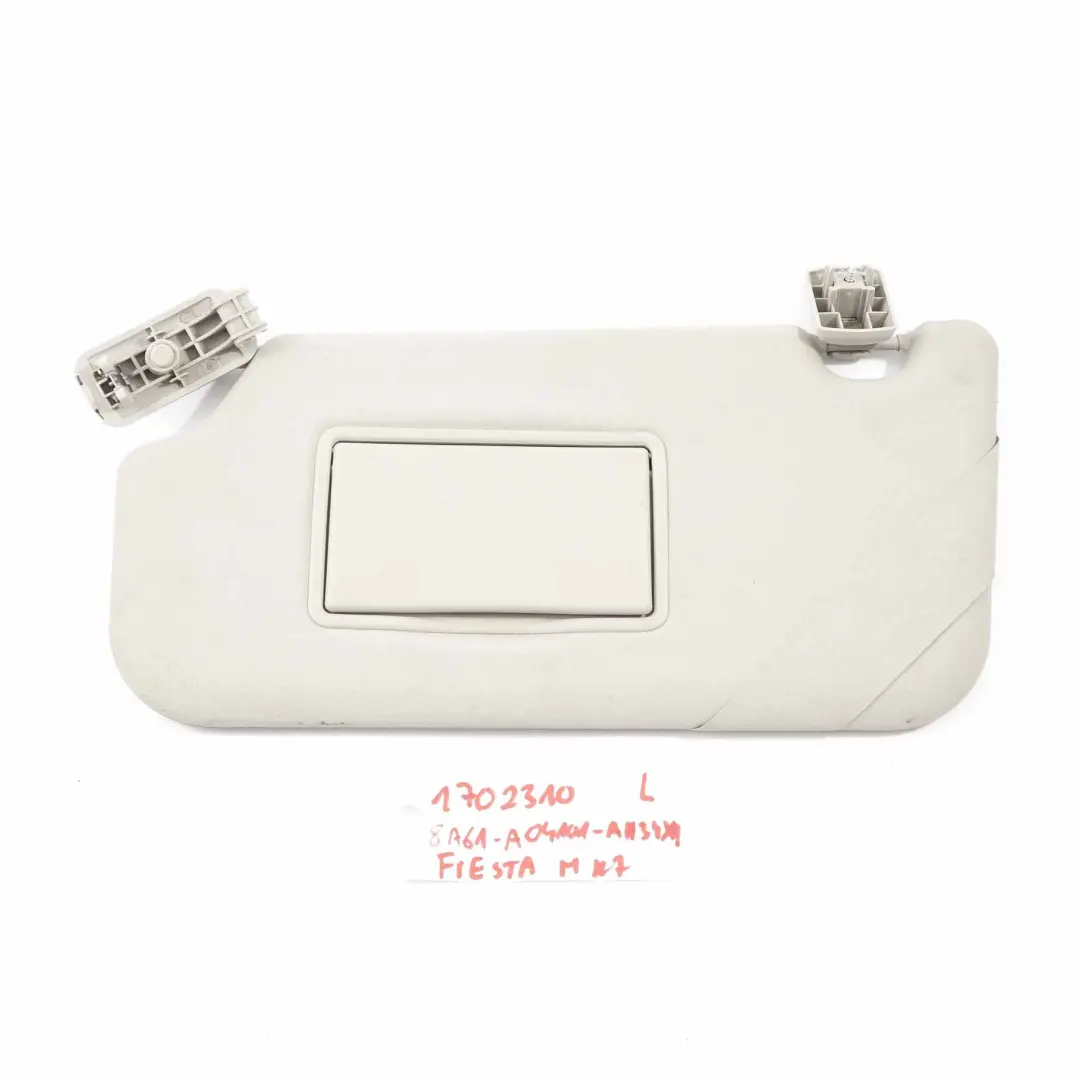 Rétroviseur pare-soleil gauche Gris 8A61A04101AH34X1 pour Ford Fiesta MK7 à propos du numéro de pièce 1702310 Ford Fiesta MK7 Rétroviseur pare-soleil gauche Gris 8A61A04101AH34X1 - SKU 1702310 - Numéro de pièce 1702310