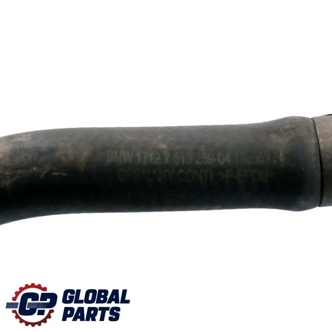 BMW 5 E60 E61 M54 Tubo de retorno depósito de expansión del radiador 7519259 - SKU 17127519259 - Número de pieza 17127519259