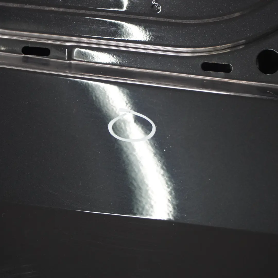 Front Door Right O/S Door Cover Shell Panther Black - D9 to Ford Transit Mk7 with Part number 1717243 Ford Transit Mk7 Front Door Right O/S Door Cover Shell Panther Black - D9 - SKU 1717243-PBL - Part number 1717243