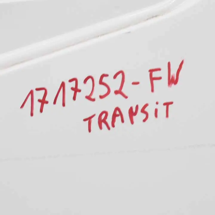 Front Door Left N/S Door Cover Shell Frozen White - Z2 to Ford Transit Mk7 with Part number 1717252 Ford Transit Mk7 Front Door Left N/S Door Cover Shell Frozen White - Z2 - SKU 1717252-FW - Part number 1717252