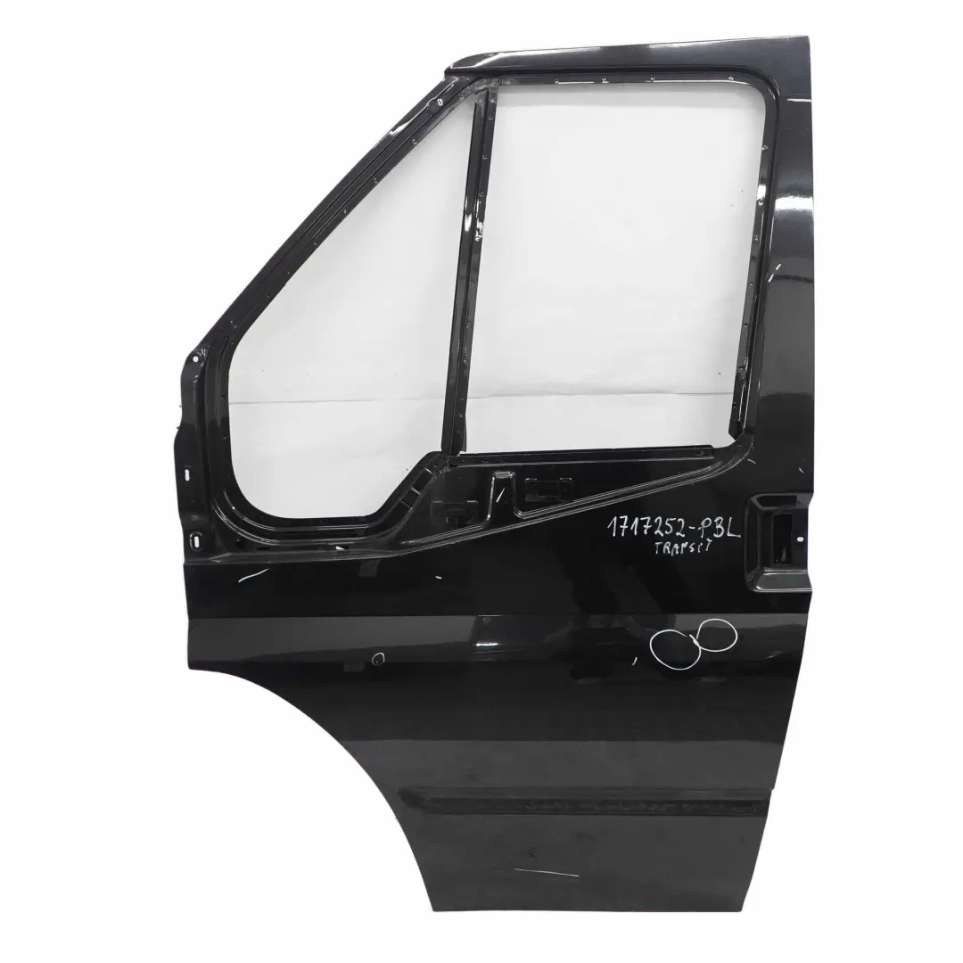 Front Door Left N/S Door Cover Shell Panther Black - D9 to Ford Transit Mk7 with Part number 1717252 Ford Transit Mk7 Front Door Left N/S Door Cover Shell Panther Black - D9 - SKU 1717252-PBL - Part number 1717252