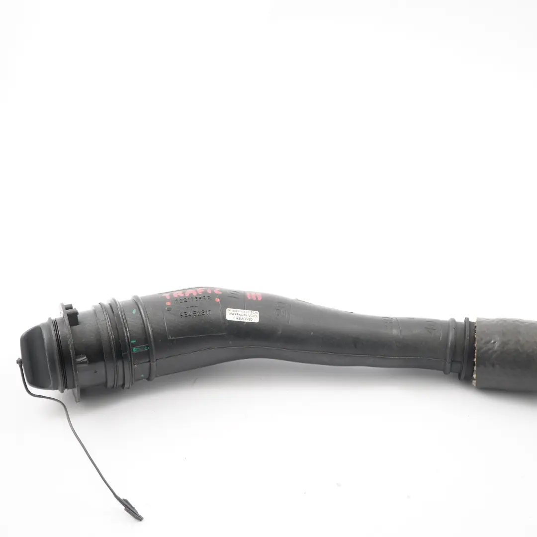 Filler Neck Pipe to Renault Trafic III Vauxhall Vivaro B 1.6 Diesel Fuel with Part number 172217859R Renault Trafic III Vauxhall Vivaro B 1.6 Diesel Fuel Filler Neck Pipe - SKU 172217859R - Part number 172217859R