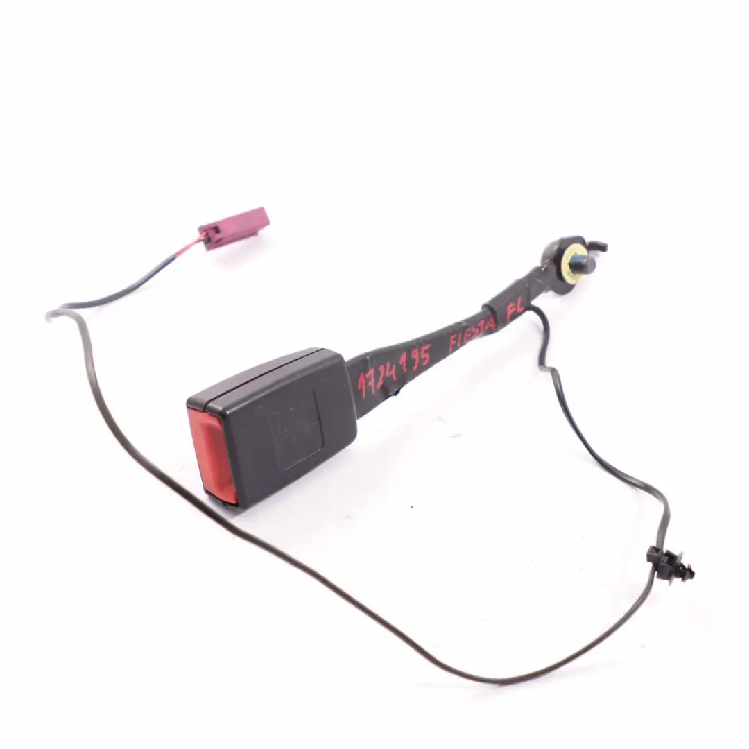 Fibbia cintura sicurezza Chiusura anteriore sinistra per Ford Fiesta MK7 con numero di parte 1724195 Ford Fiesta MK7 Fibbia cintura sicurezza Chiusura anteriore sinistra - SKU 1724195 - Numero di parte 1724195